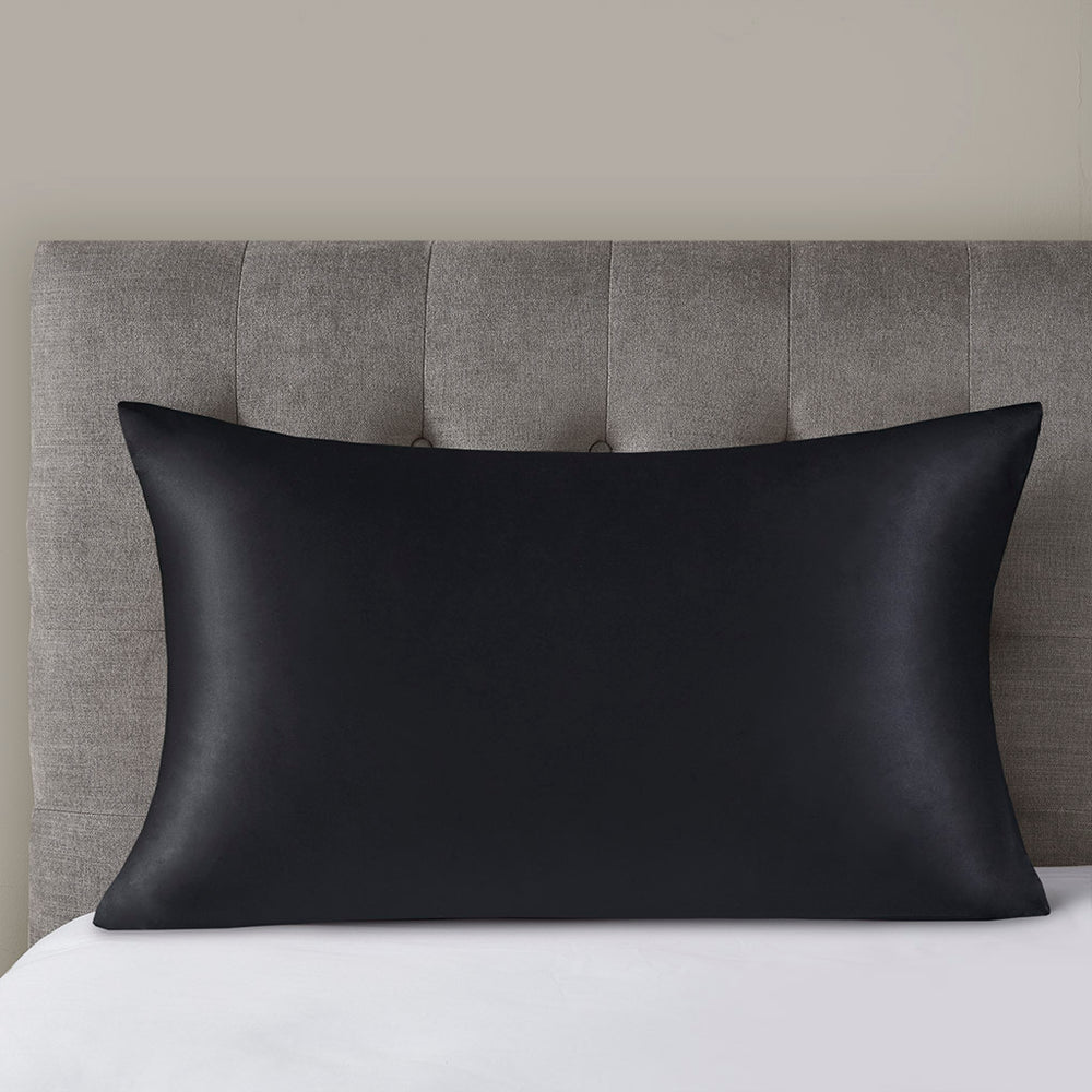 JLA Home Madison Park - 100% Mulberry silk pillowcase 25mm 6A OEKO-TEX hidden zipper for smoother hair, fewer sleep lines, luxe feel 30 L x 20 W x 0.13H MPT21-0127