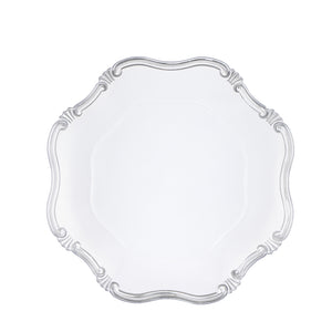 English Elm 8 Pack Plastic Charger Plates, 13" – Elegant Table Decor For Events, Durable & Reusable Design! W2078P285452