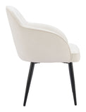 Jolie Dining Chair - Set of 2 Ivory 110157 Zuo Modern