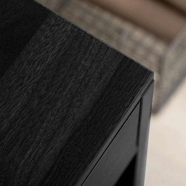 English Elm Vinsetto Mobile Printer Table with Drawer & Adjustable Shelf, Locking Casters, Compact 132lb Capacity W2225P173912