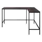 OSP Home Furnishings Contempo L-shaped Desk Ozark Ash