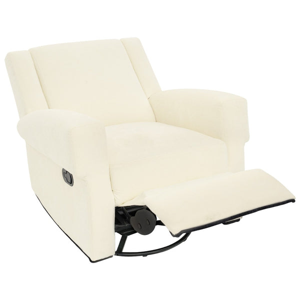 English Elm Manual Swivel Rocker Recliner Chair Plush Chenille Upholstery Nursery Living Room N763P363524K