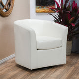 Christopher Knight Home® - Noble House - Daymian Pu Swivel Club Chair