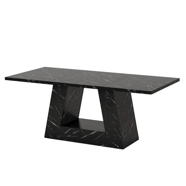 English Elm Executive Home Office Desk with Warm Wood Grain Finish and Spacious 63 Inch Worksurface T3971P461479