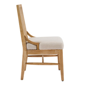 English Elm Christopher Knight Home® - Upholstered Dining Chair Set Of 4 With Natural Cane Backs, Soft Beige Seats & Durable Rubber Wood Legs N768P367152N_4