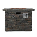 Christopher Knight Home® - Noble House - Blaeberry Outdoor Square Fire Pit