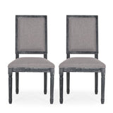 Christopher Knight Home® - Noble House - Regina French Country Wood Upholstered Dining Chair - Set of 2