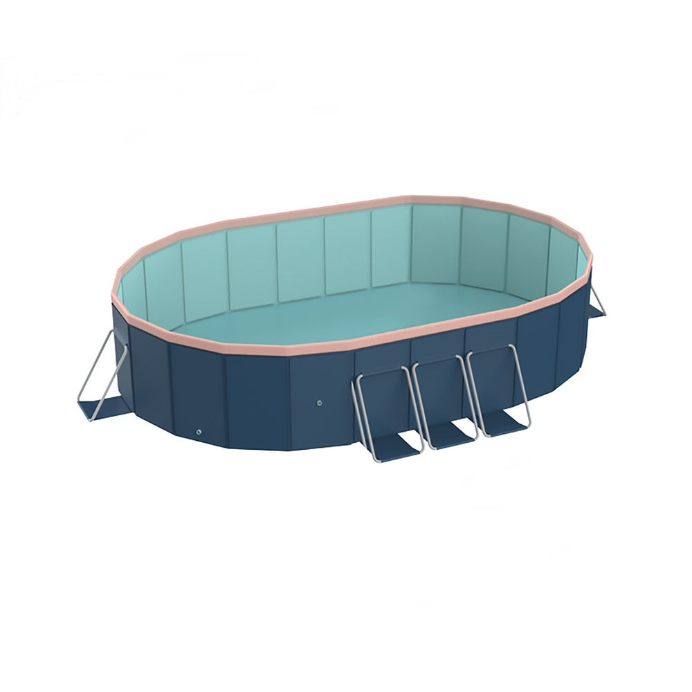 English Elm 3.0m Pvc Foldable Frame Pool Spacious Backyard Cooling for Family Summer Fun W2710P337295