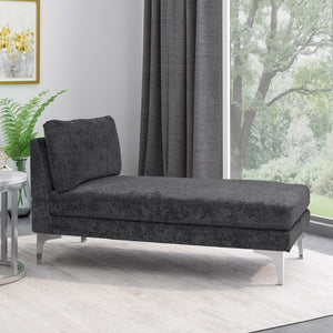 Christopher Knight Home® - Noble House - Beamon Contemporary Fabric Chaise Lounge