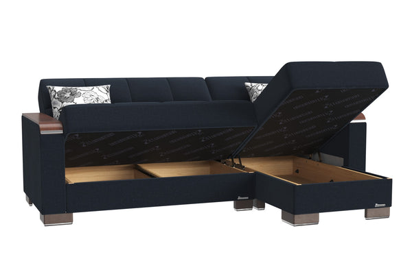 English Elm Primenest Zenaero Upholstered Convertible Chaise Lounge With Storage - Elegant Comfort & Style B030P303555-GIGA