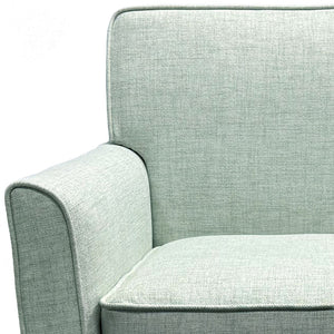 English Elm Accent Armchair Tailored Track Arm Skirted Base Polyester Upholstered Living Room Seat B035P496592