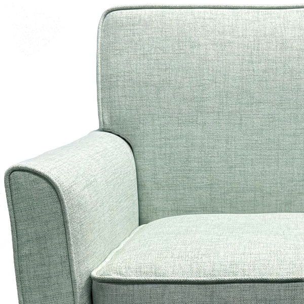 English Elm Accent Armchair Tailored Track Arm Skirted Base Polyester Upholstered Living Room Seat B035P496592