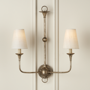 Ivory Handcrafted Grasscloth Tapered Chandelier Shade – Artisanal Elegance for Modern Spaces