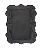 Jamie Young Co. Baroque Resin Wall Mirror, Black Black Resin,Metal, Iron,Mdf,Mirror 6baro-mibk