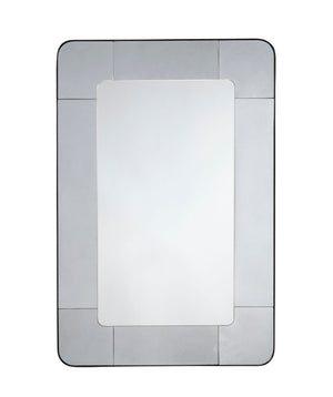 Jamie Young Co. Elemental Antique Mercury Glass Wall Mirror, Small Silver Metal, Iron,Mdf,Mirror 6elem-smsl