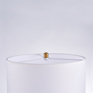 Pasargad Home Senato Modern Metal & Acrylic Table Lamp - Chic White/Gold Design For Any Room White Metal & Acrylic Pmt-20