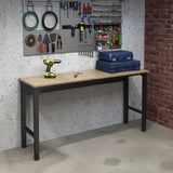 Manhattan Comfort Fortress Modern Garage Table Charcoal Grey 6GMC-CH