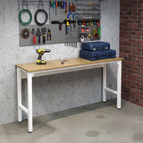 Manhattan Comfort Fortress Modern Garage Table White 6GMC-WH