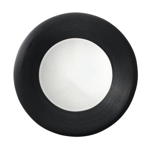 Jamie Young Co. Paddock Bamboo Round Wall Mirror, Black Black Bamboo,Plywood,Mirror 6padd-mibk