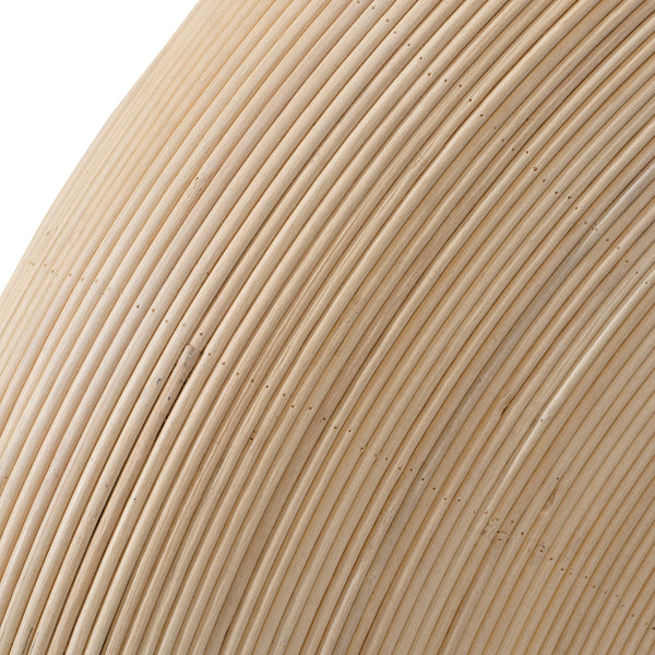 Jamie Young Co. Paddock Bamboo Round Wall Mirror, Cream Cream Bamboo,Plywood,Mirror 6padd-micr