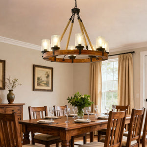English Elm Modern Crystal Branch Chandelier Gold Aluminum Adjustable Arms Dining Room Glam W5008P390671