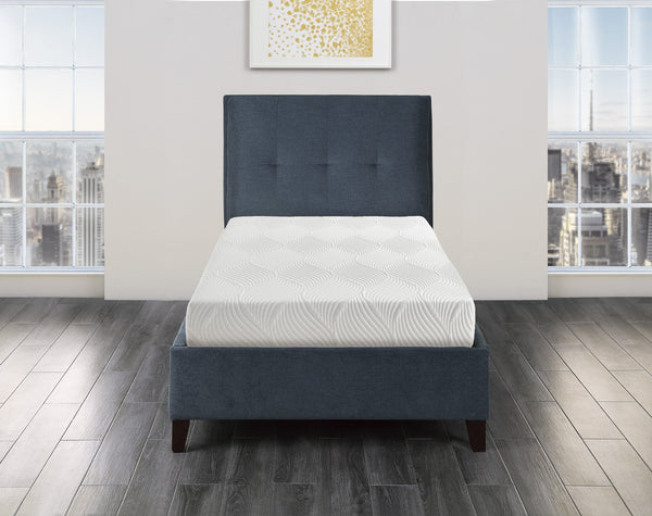 English Elm 10-inch Gel-Infused Memory Foam Mattress with Tencel Cover, 10" Triple-Layer Support for Cooler Sleep White 15.75 L x 15.75 W x 40.25 H B011P248237