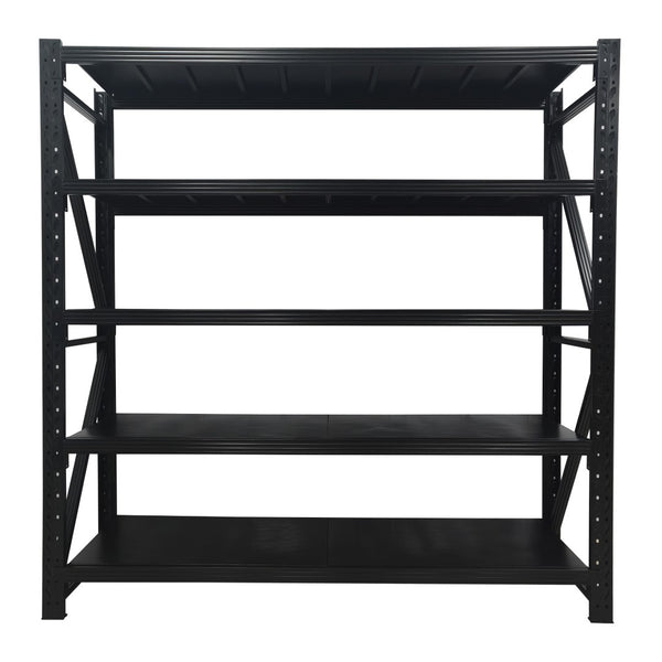 English Elm Five-tier Adjustable Metal Shelving Unit for Garage Warehouse and Basement Storage W3752S00026