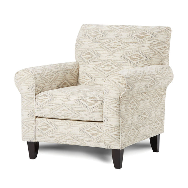 English Elm Transitional High Back Stripe Chair with Rolled Arms for Coastal Comfort and Supportive Seating Appeal Multi 38 L x 32 W x 36 H B2741P376970