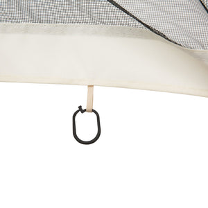 English Elm Outsunny 10' X 13' Durable Mesh Sidewall Set With Zippers For Gazebos & Canopy Tents - Cream Trim W2225P174211-GIGA