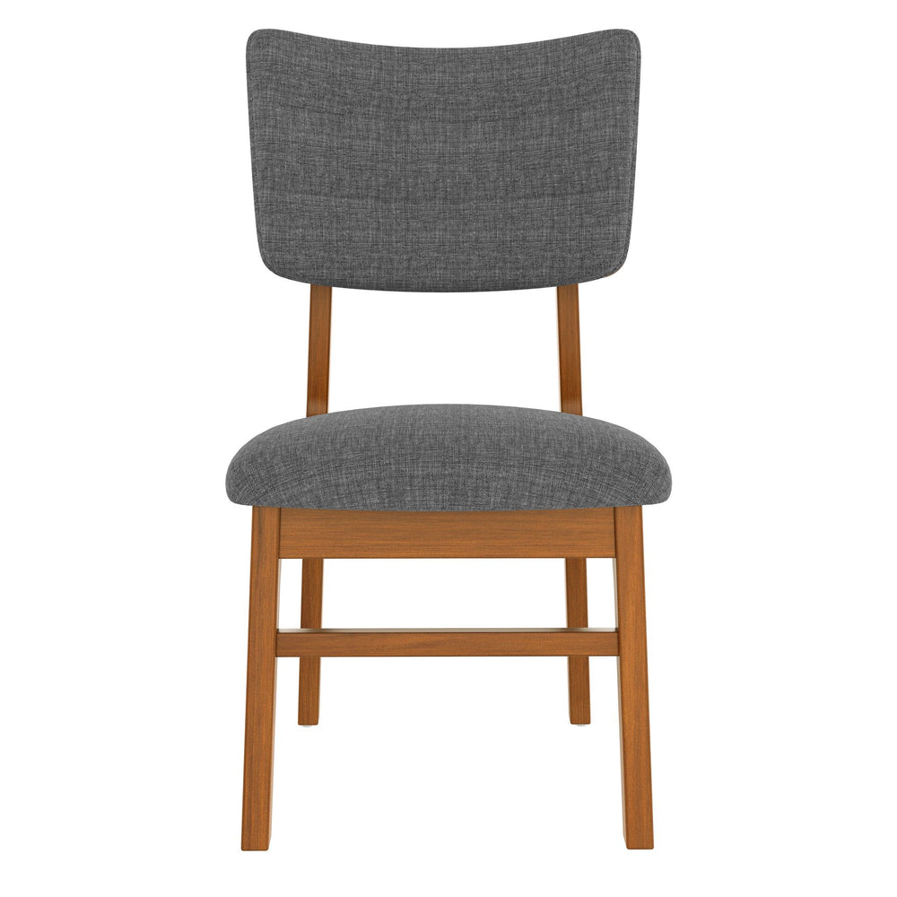 English Elm Dining Chairs Set Of 4 - Stylish Armless Wooden Mid-Century Modern Design For Your Dining Room N752P271224E