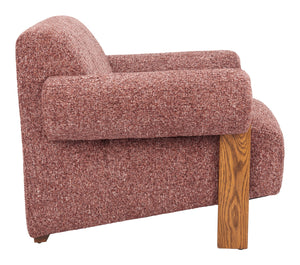 Zuo Modern Verity Accent Chair In Stunning Copper - Modern Elegance With Durable Polyester & Solid Wood Design Copper 100% Polyester,Solid Ash Wood 110845-zuo-modern