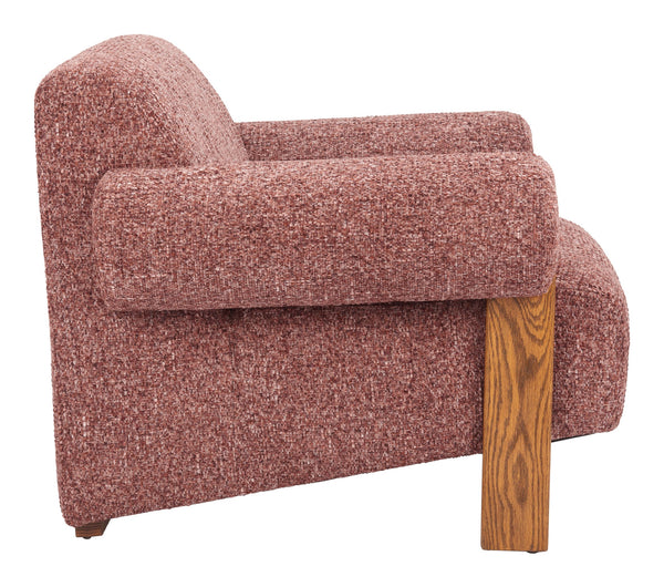 Zuo Modern Verity Accent Chair In Stunning Copper - Modern Elegance With Durable Polyester & Solid Wood Design Copper 100% Polyester,Solid Ash Wood 110845-zuo-modern