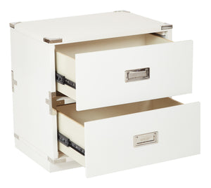 OSP Home Furnishings Wellington 2-Drawer Cabinet White