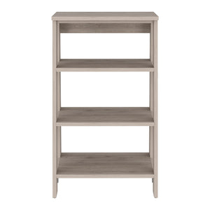 English Elm St. Clair Linen Cabinet Grey Engineered Wood with 4 Open Shelves, Single Door, Compact 17.3"W x 29.7"H Stylish Storage B200P188814