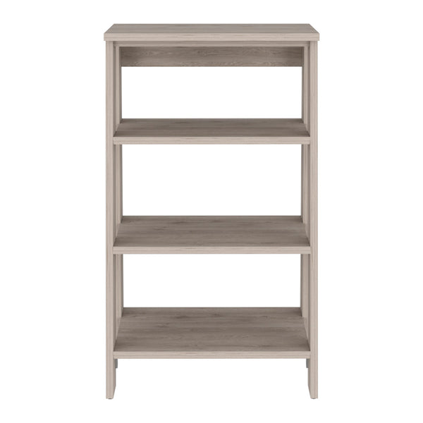 English Elm St. Clair Linen Cabinet Grey Engineered Wood with 4 Open Shelves, Single Door, Compact 17.3"W x 29.7"H Stylish Storage B200P188814