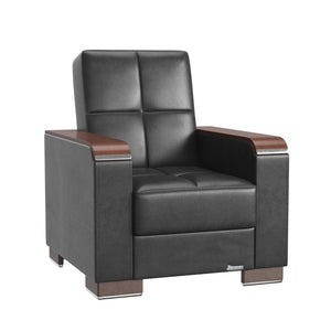 English Elm Primenest Zenaero Convertible Armchair With Storage - Modern Upholstered Sleeper For Small Spaces B030P286208-GIGA