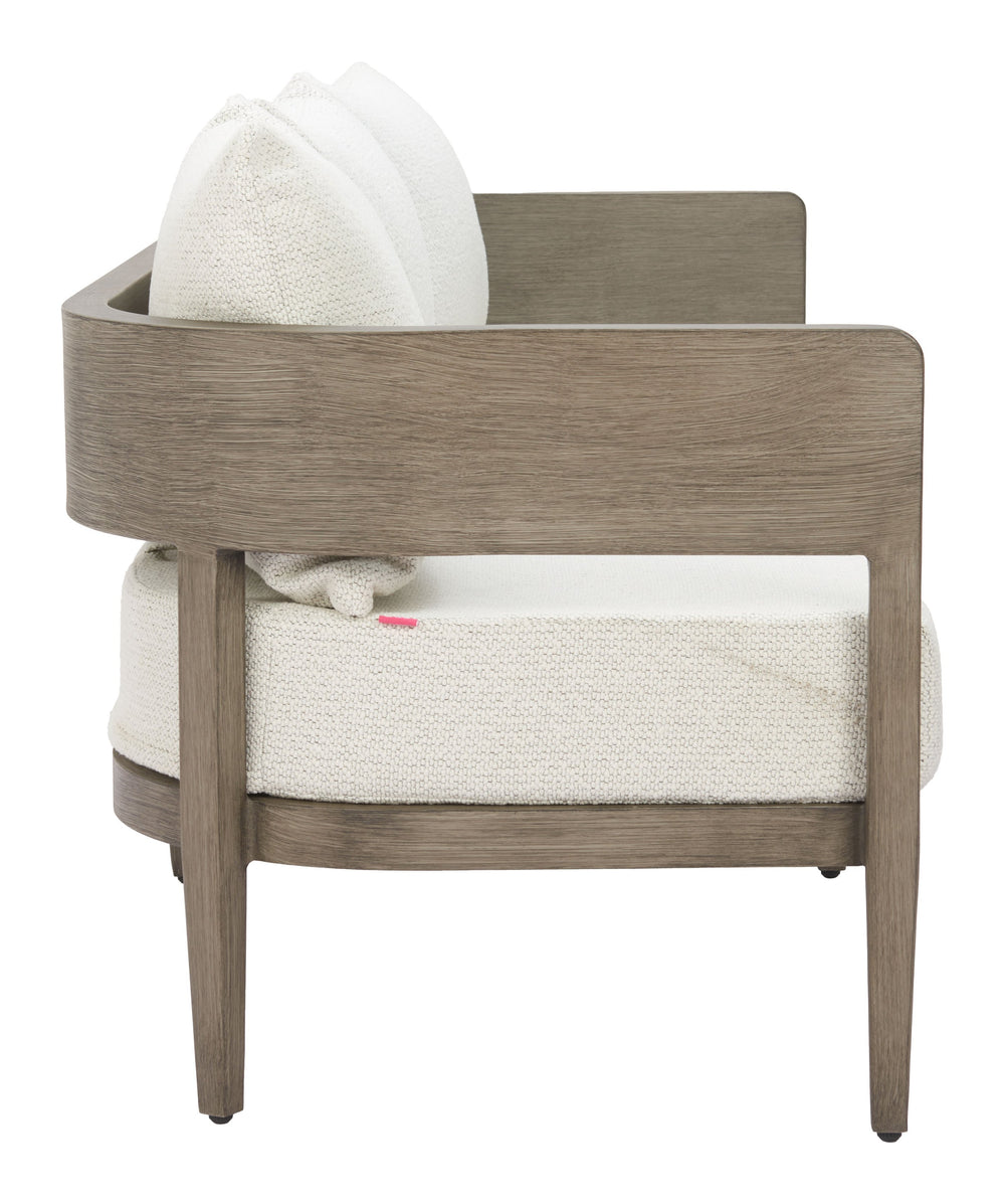 Zuo Modern Foret Sofa – Elevate Your Living Space With Modern Design, Premium Comfort, And Timeless Style Beige 100% Olefin,Aluminum 704109-zuo-modern