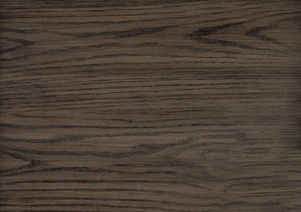 English Elm Brown Oak Veneer Round Counter Height Table with Matte Black Metal Base Seats Four B011P199727