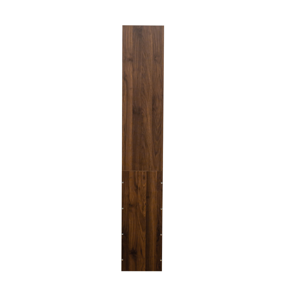 English Elm 70.87" H Modern Wooden Tall Storage Cabinet With 4 Display Shelves, 3 Drawers For Home & Office W331P281203