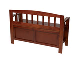 OSP Home Furnishings Metro Entry Way Bench Walnut finish