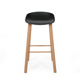 Christopher Knight Home® - Noble House - Commodore 30" Modern Barstool with Iron Legs - Set of 2