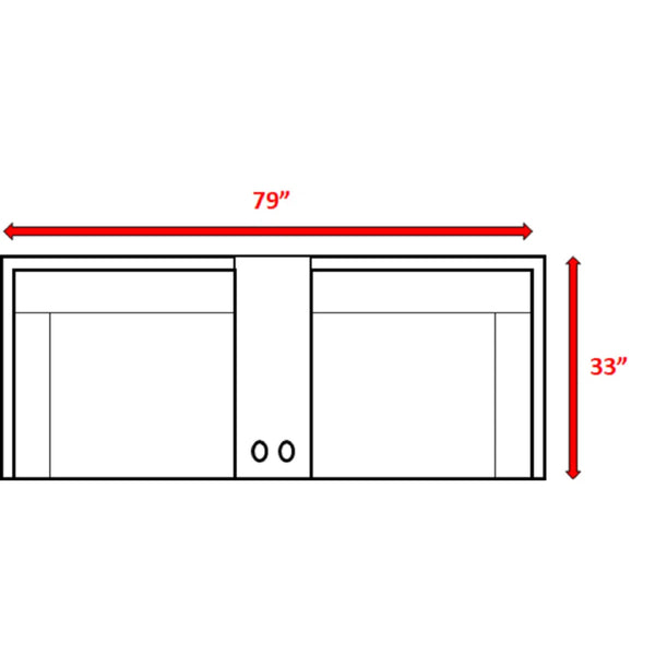 English Elm Fully Assembled 2-Person Wicker Patio Sofa Set With Cushions & Cup Holders For Cozy Outdoor Comfort B120S00178
