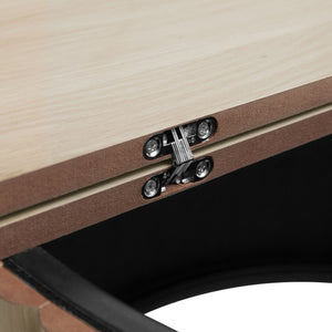 English Elm Coffee Table - Modern Round Accent Table With Flip-Top Design For Small Spaces & Living Rooms W688P248119