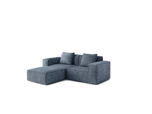 English Elm Modular Modular Sofa - Cloud Velvet Convertible Bed Set, Plush Comfort, Flexible Design For Living Rooms & More W3147S00008