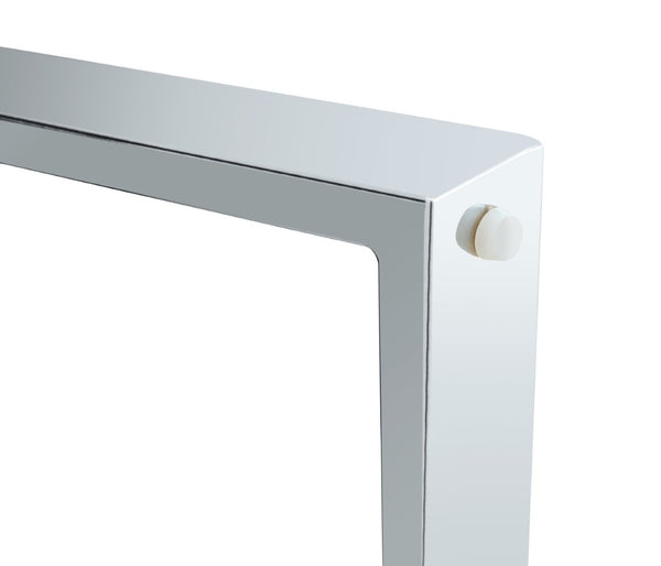 English Elm Dining Bench Faux Leather Upholstered Seat with Arched Metal Legs for Modern Interiors W3493P449289