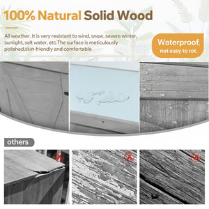 English Elm Potting Bench Outdoor Hemlock Wood Metal Top Cabinet Farmhouse Garden Workstation W1390P407461