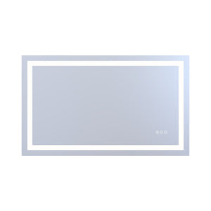 English Elm 40" Led Vanity Mirror with Front Back Halo Glow Anti-fog Dimmable Aluminum Frame W1920P493136