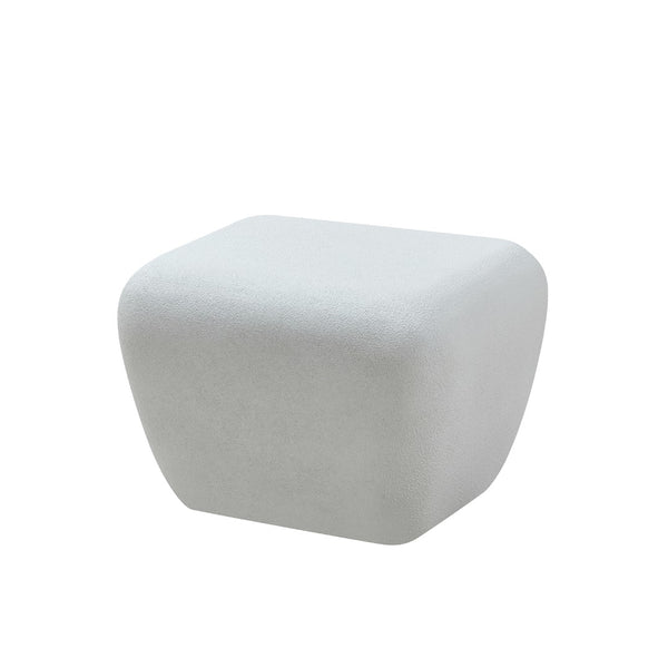 English Elm Modern Travertine Textured Fiberglass Accent Table for Minimalist Living Spaces W2085P399100