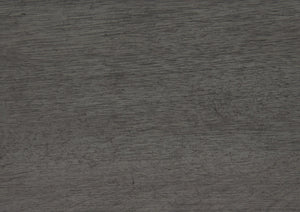 English Elm Modern West End Nightstand Gray Faux Leather Diamond Fronts with Silver Trim, 2 Drawers, 29"x17" B011P186572