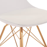 OSP Home Furnishings Oakley Chair White